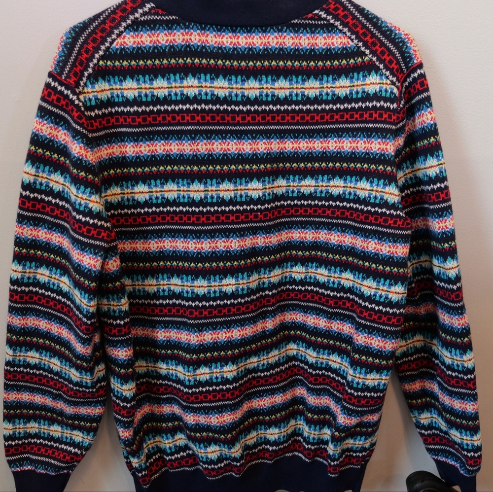 Club Room Multicolor Patterned Men's Cardigan - Picture 5 of 6